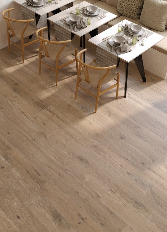 Room view , created with tiles from the collection: ROOTS – Grey