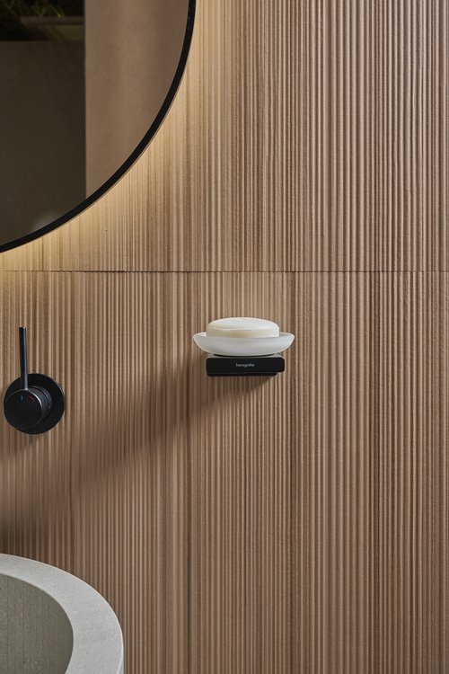 Room view , created with tiles from the collection: MATERIA PURA wall tiles 50x120 – Other