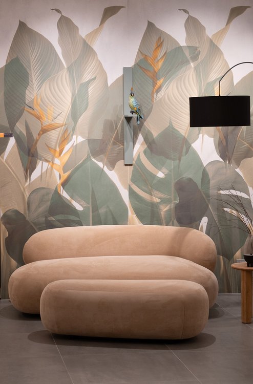 Imagen de ambiente , realizada con baldosas de la colección: YLICO – Verde