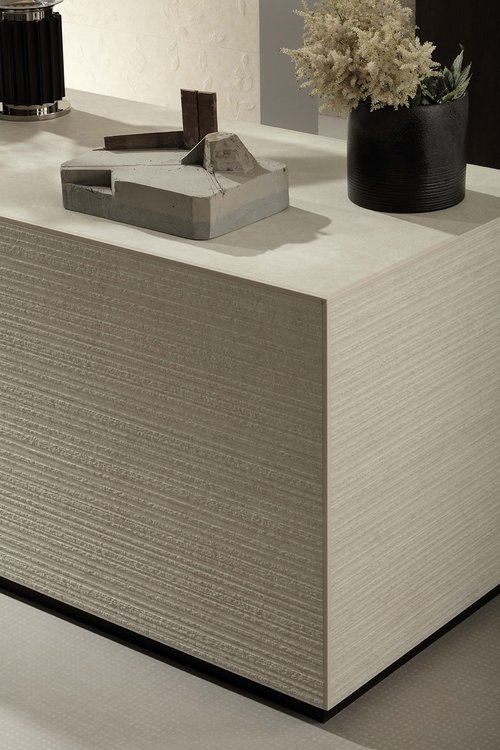 Imagen de ambiente , realizada con baldosas de la colección: LUMINA STONE – BEIGE