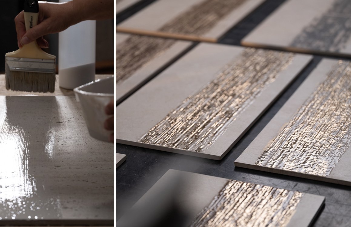 Immagine ambiente , realizzato con piastrelle della collezione: MATERIA CLASSICA - Beige