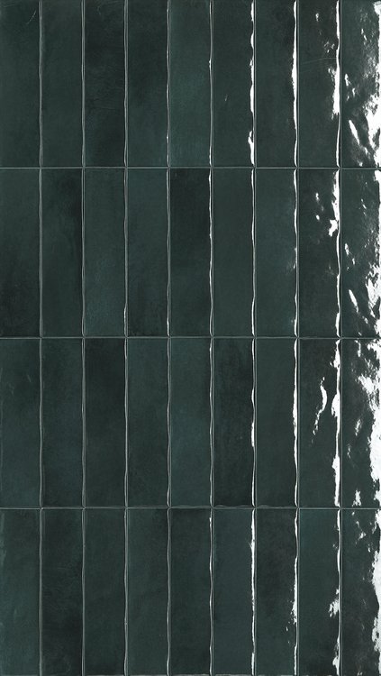 Room view , created with tiles from the collection: GLIM – Green