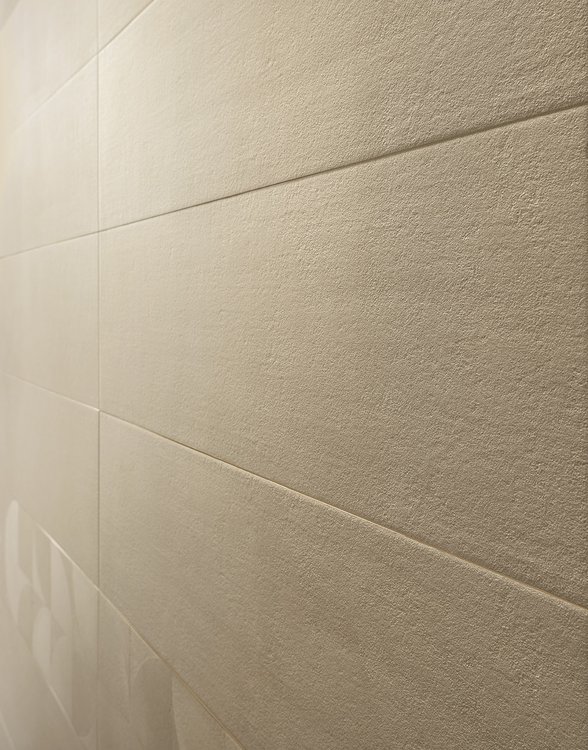 Imagen de ambiente , realizada con baldosas de la colección: MAT&MORE – BEIGE