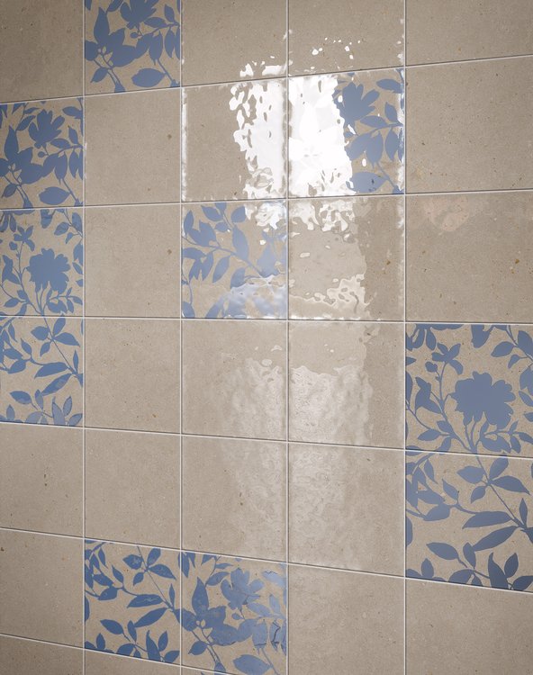 Room view , created with tiles from the collection: MATERIA PURA porcelain tiles – Grey