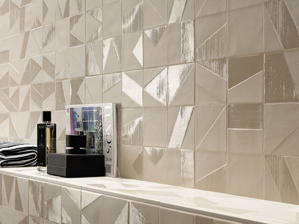 Imagen de ambiente , realizada con baldosas de la colección: MAT&MORE – BEIGE