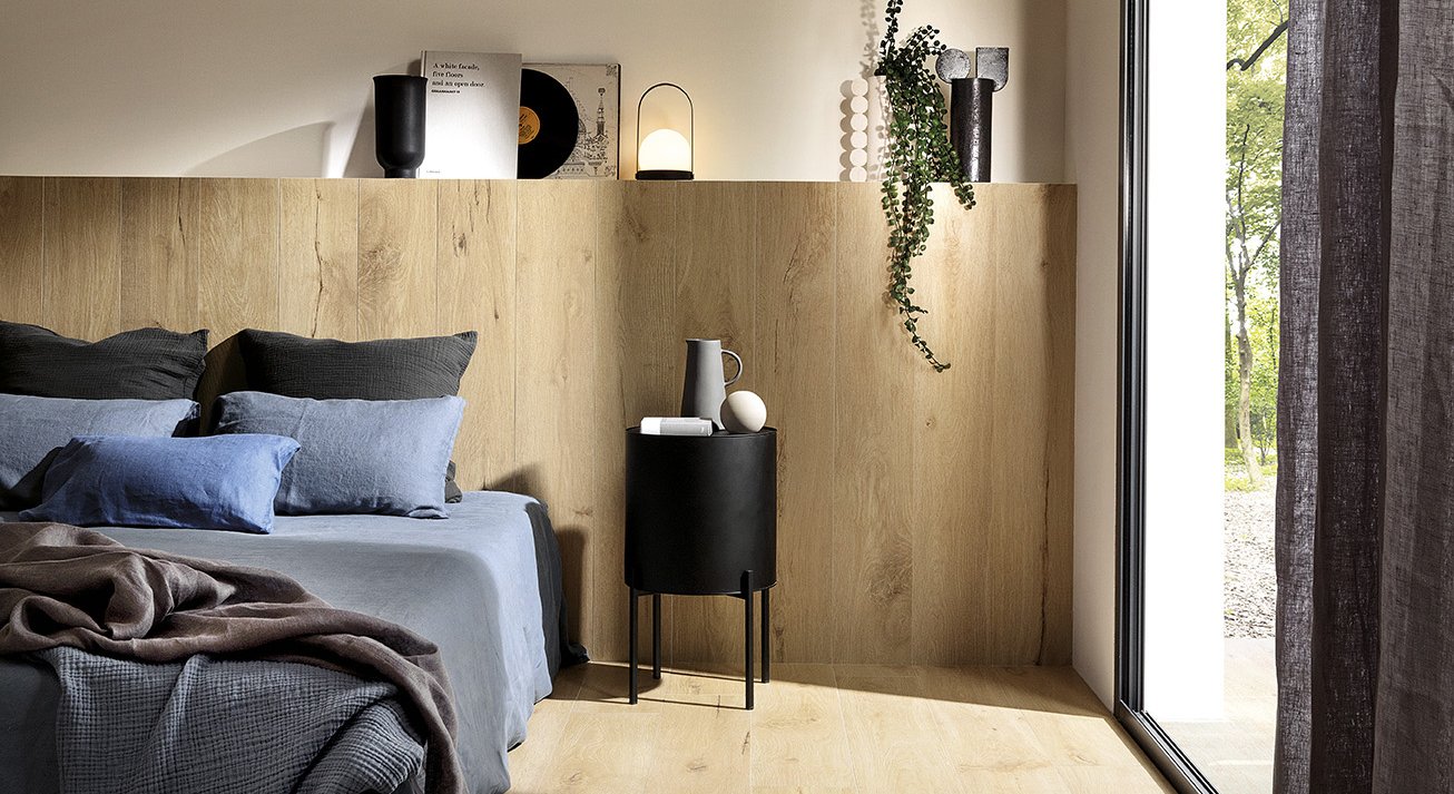 Imagen de ambiente House, realizada con baldosas de la colección: ROOTS – BEIGE