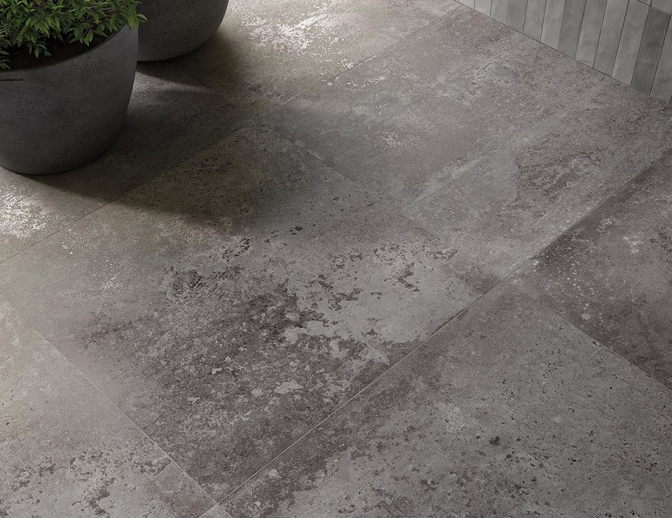 Imagen de ambiente , realizada con baldosas de la colección: STILL – GRIS