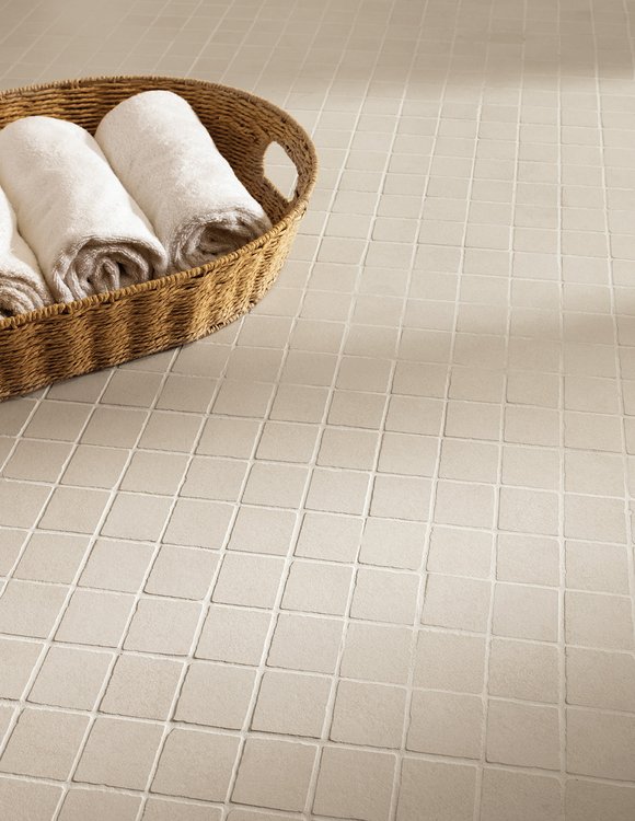 Imagen de ambiente , realizada con baldosas de la colección: SUMMER – BLANCO