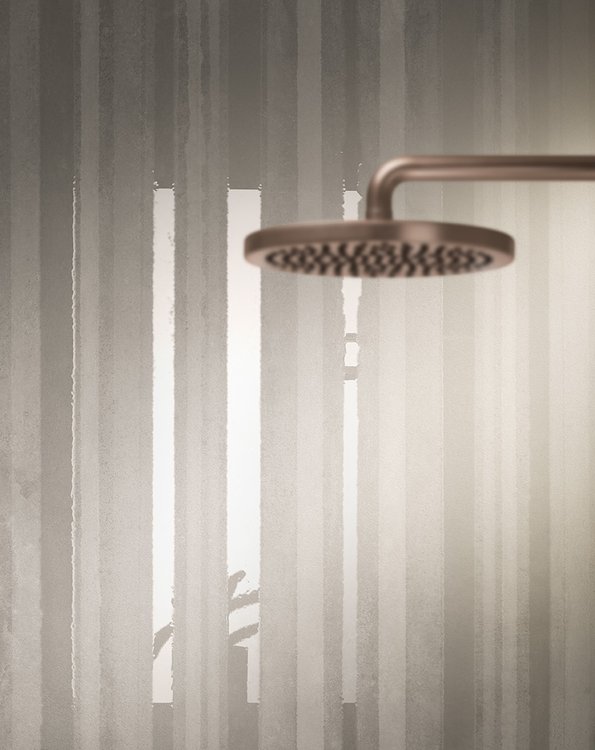 Imagen de ambiente , realizada con baldosas de la colección: YLICO – BLANCO