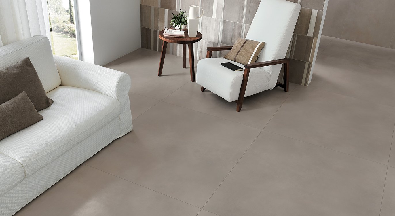 Imagen de ambiente House, realizada con baldosas de la colección: MILANO&FLOOR – BEIGE