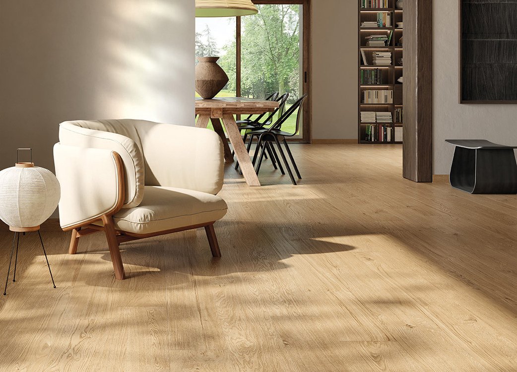 Imagen de ambiente House, realizada con baldosas de la colección: PLEIN AIR – BEIGE